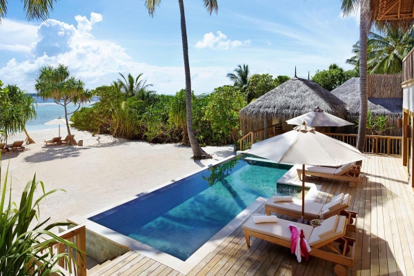 Two-Bedroom Ocean Beach Villa with Pool